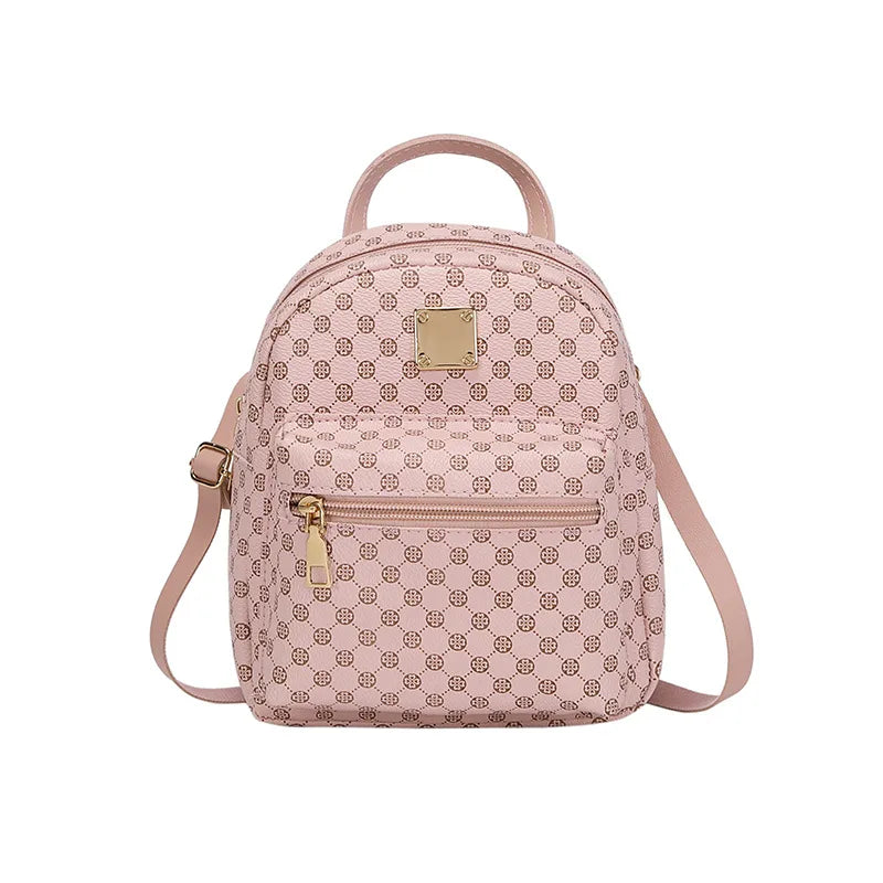 Women's Printed Mini Backpack 2025 Fall/Winter New Personality Everyday Small Coin Bag