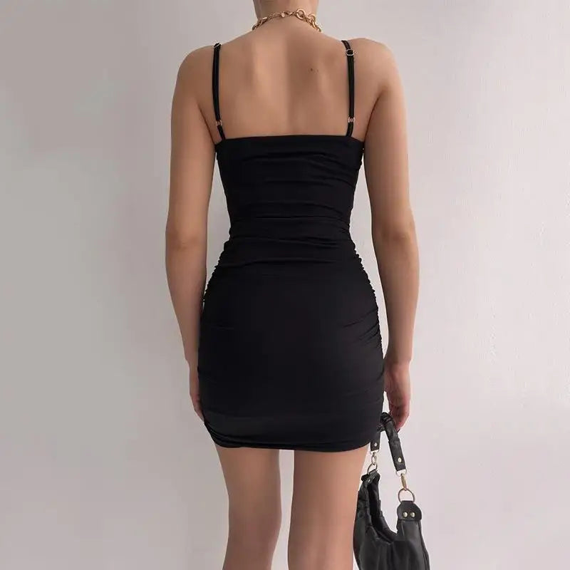 Women's Hollow Collar Pleated Csole Dr Polyester Spring Season Busin Casual Sle mid Waist Irregular Skirt