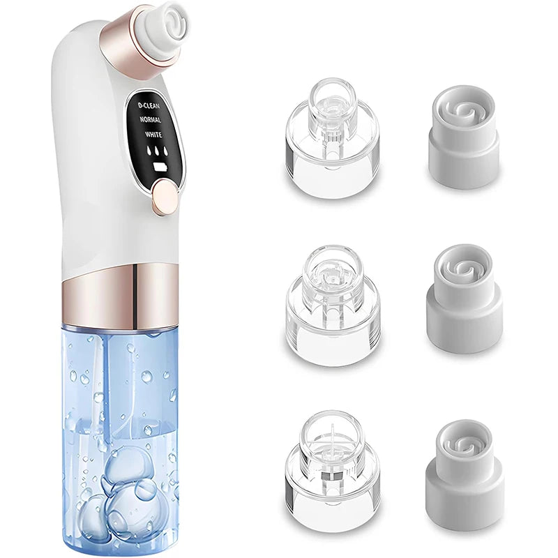Electric Blackhead Remover Pore Vacuum Face Cleaner Pimple Acne Black Head Removal Water Cycle Black Dot Remove Cleasing Machine